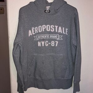Aeropostale‎ Gray Unisex Hoodie Relax Fit